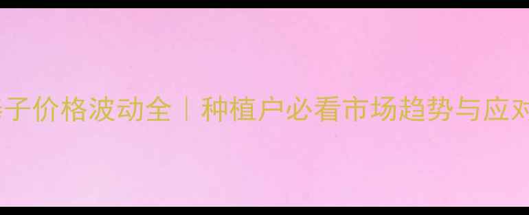 图片 玉米棒子价格波动全｜种植户必看市场趋势与应对策略2