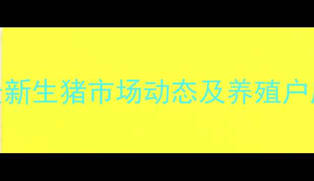 图片 现在毛猪价格多少？最新生猪市场动态及养殖户应对策略（附价格表）