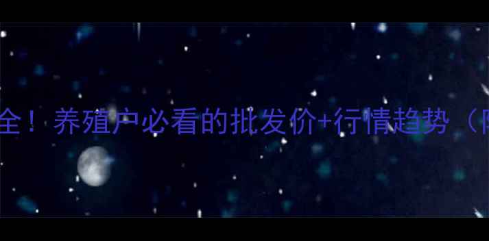 图片 福州猪价动态全！养殖户必看的批发价+行情趋势（附近期数据）1