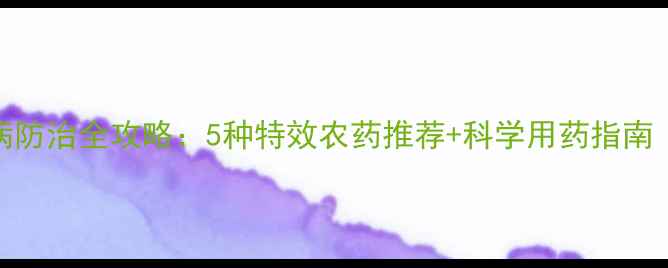 图片 蔬菜软腐病防治全攻略：5种特效农药推荐+科学用药指南（附案例）