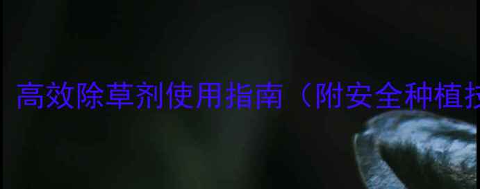 图片 西红柿种植必看！高效除草剂使用指南（附安全种植技巧+限时优惠）1