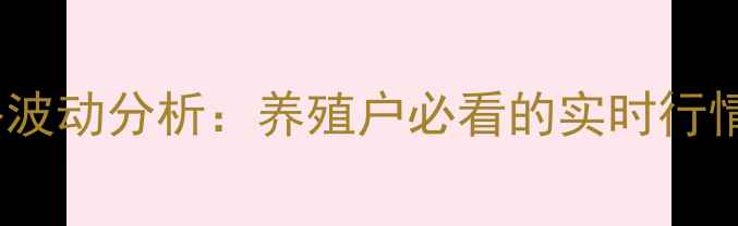 图片 邯郸毛猪价格波动分析：养殖户必看的实时行情与养殖指南1