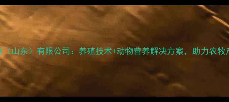 图片 金源饲料（山东）有限公司：养殖技术+动物营养解决方案，助力农牧产业升级