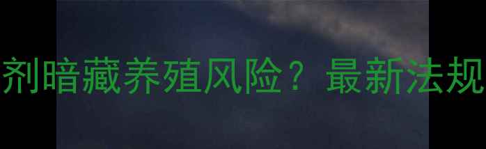 图片 饲料中禁用添加剂暗藏养殖风险？最新法规解读与应对策略
