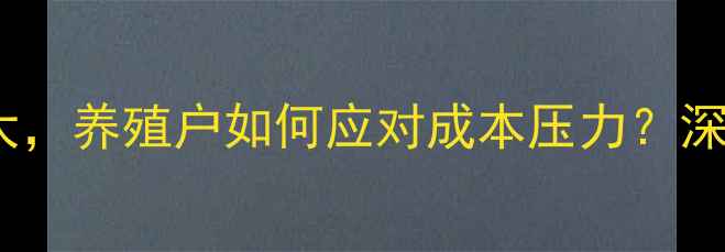 图片 饲料代工行业原料价格波动大，养殖户如何应对成本压力？深度差价形成机制与应对策略1