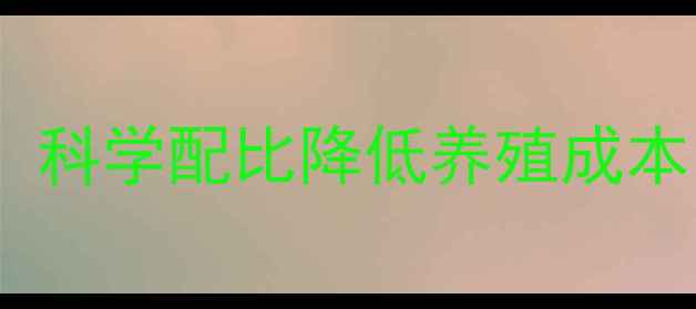 图片 高效猪合成饲料配方与营养配比：科学配比降低养殖成本，提升生长性能的三大核心要素2