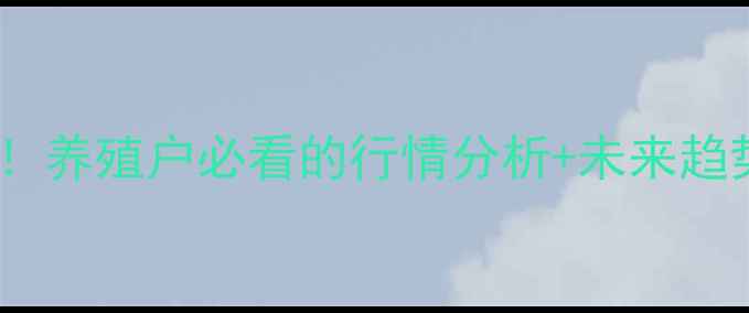 图片 鸡蛋价格全国实时报价！养殖户必看的行情分析+未来趋势预测（附养殖技巧）1