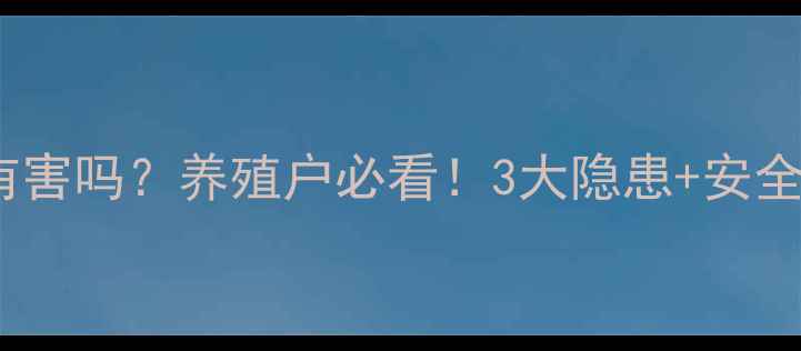 图片 鸭饲料真的有害吗？养殖户必看！3大隐患+安全操作指南🐔1