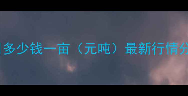图片 黑龙江玉米价格今日多少钱一亩（元吨）最新行情分析及市场趋势解读1
