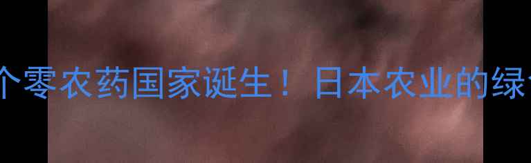 图片 🌱全球首个零农药国家诞生！日本农业的绿色密码🌾2