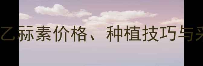 图片 🌱农药批发指南：乙祘素价格、种植技巧与采购全攻略！💰🔥1