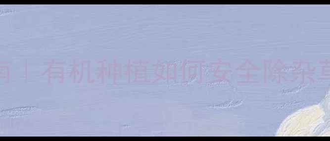 图片 🌱均三嗪类除草剂高效合成指南｜有机种植如何安全除杂草？3步教你自制环保除草剂！1