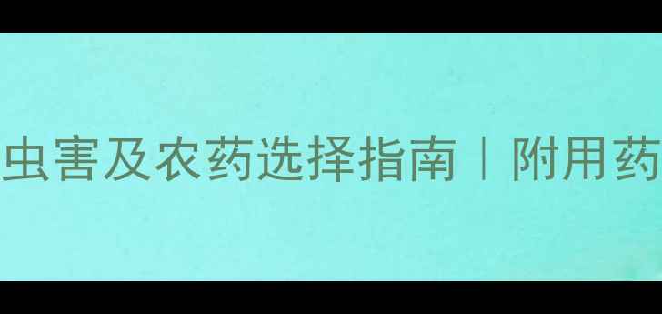 图片 🌱柑桔树5月常见病虫害及农药选择指南｜附用药时间表+安全配比表