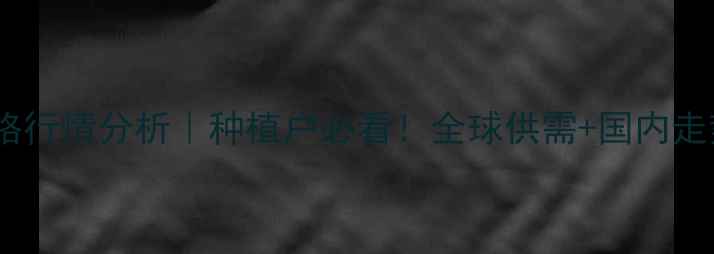 图片 🌱棕榈油价格行情分析｜种植户必看！全球供需+国内走势全解读🌱1