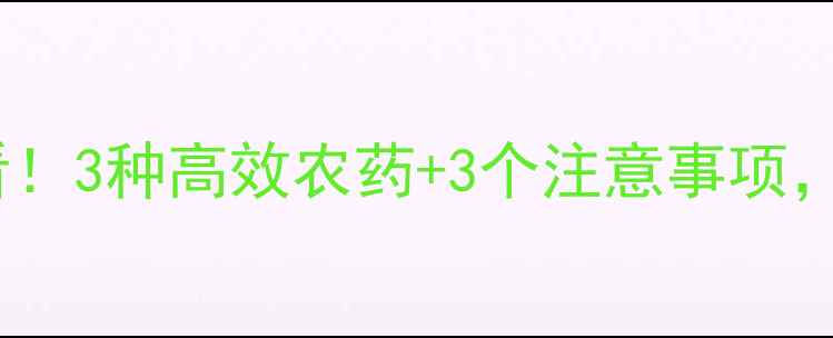 图片 🌶️辣椒移栽后必看！3种高效农药+3个注意事项，助你辣椒高产增收2