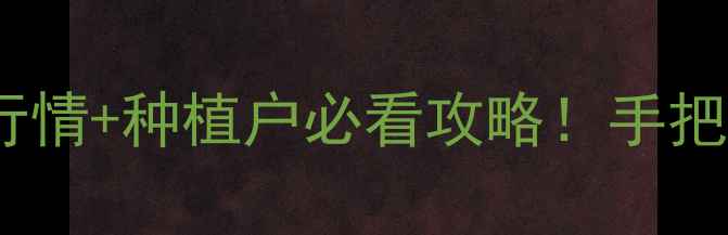 图片 🌾粮油价格查询最新行情+种植户必看攻略！手把手教你掌握市场动态2