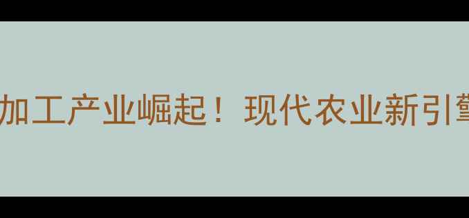 图片 🌾辽宁铁岭饲料加工产业崛起！现代农业新引擎如何打造？🌾2