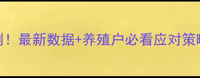 图片 📌猪价全国走势预测！最新数据+养殖户必看应对策略（附养殖成本表）