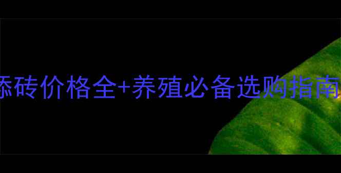 图片 🔥最新！复合营养舔砖价格全+养殖必备选购指南（附行业白皮书）1