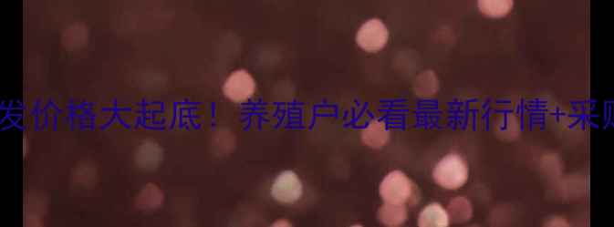 图片 🔥粤海饲料批发价格大起底！养殖户必看最新行情+采购避坑指南💰2