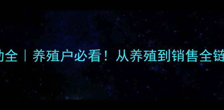 图片 🔥羊肉价格波动全｜养殖户必看！从养殖到销售全链条避坑指南🐑2